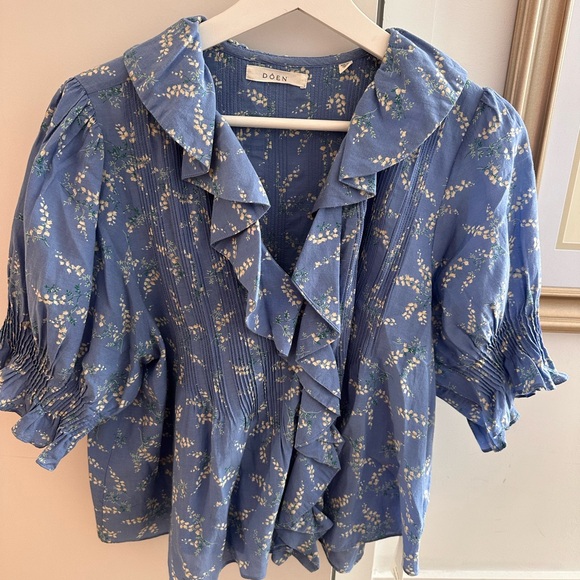 NWOT Doen Henri Top Bluebell Ballad Size S - Picture 4 of 8